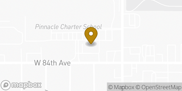 Map showing the location of AutoZone in Denver, CO 80260