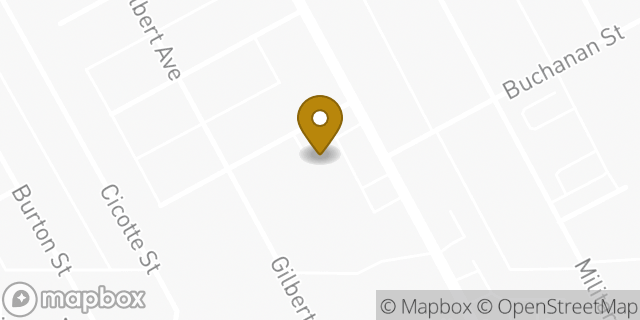 Map showing the location of AutoZone in Detroit, MI 48210