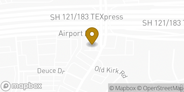 Map showing the location of Enterprise Rent-A-Car in Bedford, TX 76022