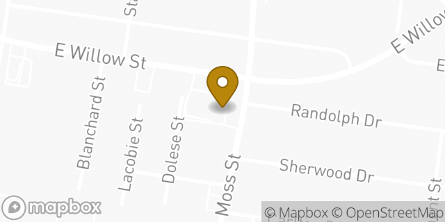 Map showing the location of CVS Pharmacy in Lafayette, LA 70501