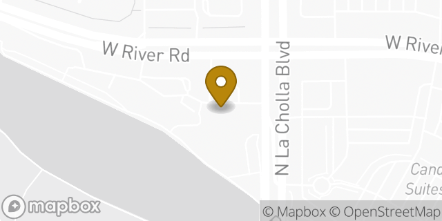 Map showing the location of Amazon Locker - Sister-In-Law in Tucson, AZ 85741