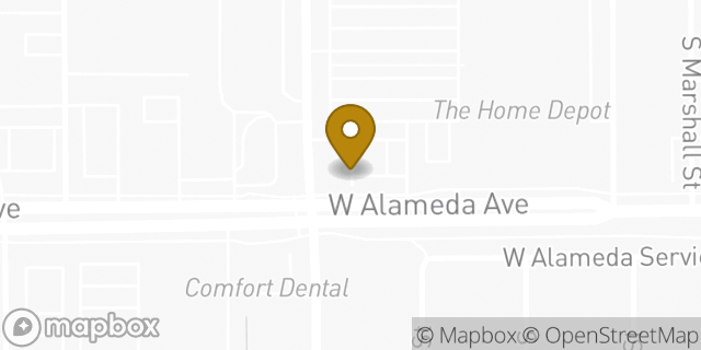 Map showing the location of ATM 7ELEVEN-FCTI in Lakewood, CO