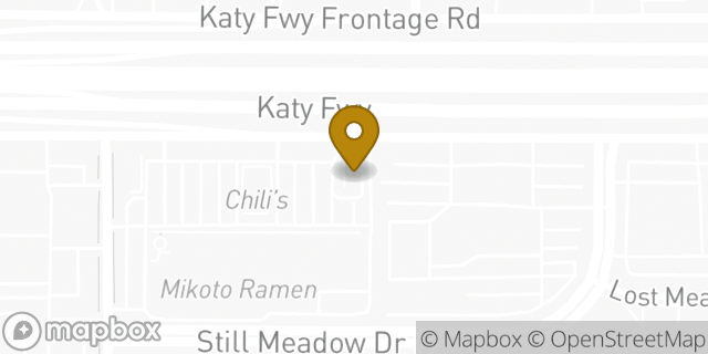 Map showing the location of Whataburger in Houston, TX 77079