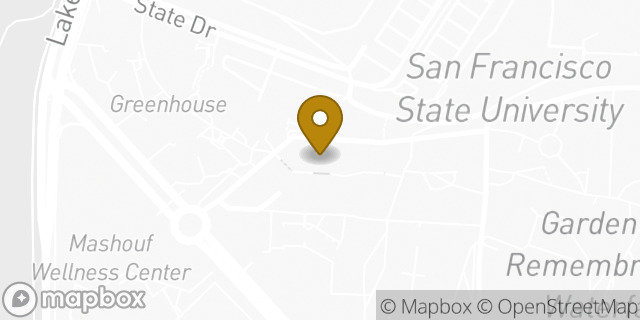 Map showing the location of Subway in San Francisco, CA 94132