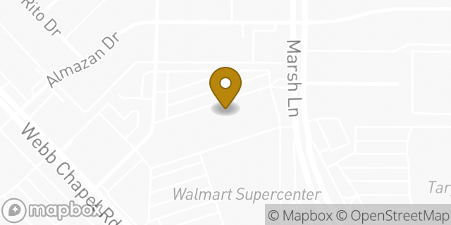 Map showing the location of Planet Fitness in Dallas, TX 75220