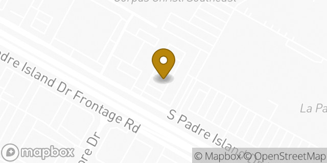 Map showing the location of Olive Garden Italian Restaurant in Corpus Christi, TX 78411