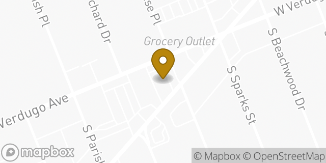 Map showing the location of McDonald's in Burbank, CA 91506