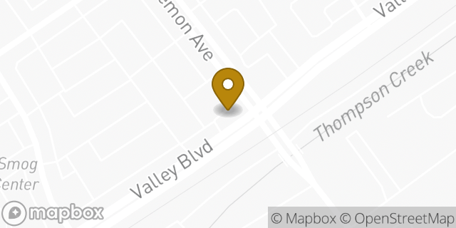 Map showing the location of Starbucks in Walnut, CA 91789