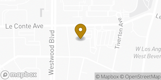 Map showing the location of Bright Horizons at UCLA Westwood in Los Angeles, CA 90024