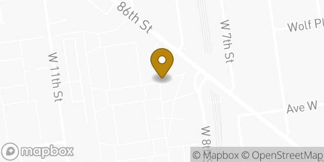 Map showing the location of Amazon Locker - Forelimb in Brooklyn, NY 11223