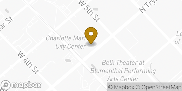 Map showing the location of Starbucks in Charlotte, NC 28246
