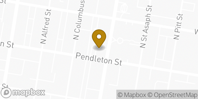 Map showing the location of Bank Of America in Alexandria, VA 22314