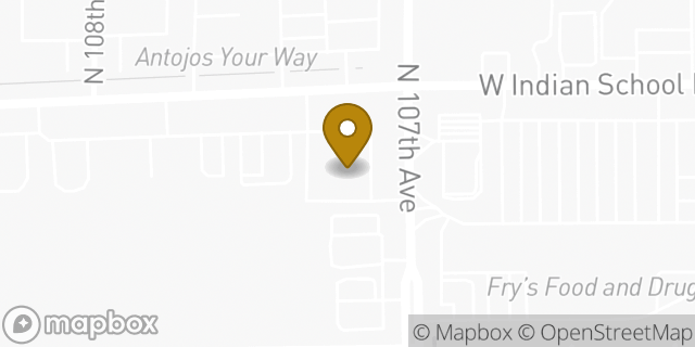 Map showing the location of ATM Walgreens in Avondale, AZ 85392