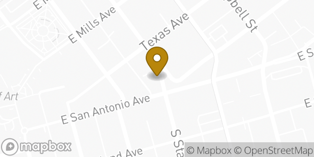 Map showing the location of Subway in El Paso, TX 79901