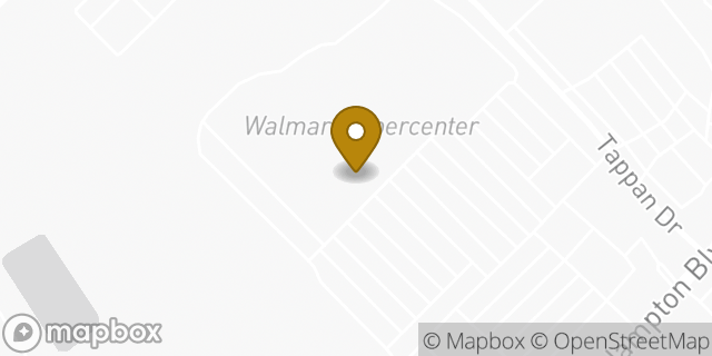 Map showing the location of Subway in Taylors, SC 29687