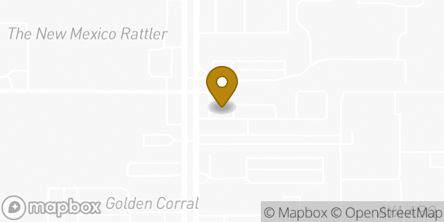 Map showing the location of Subway in Albuquerque, NM 87109