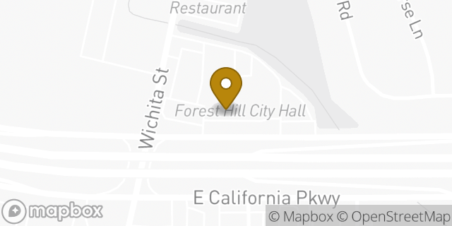 Map showing the location of Chase Bank in Forest Hill, TX 76119