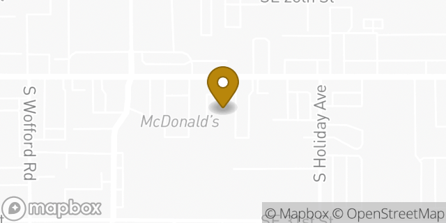 Map showing the location of EZPAWN in Del City, OK 73115