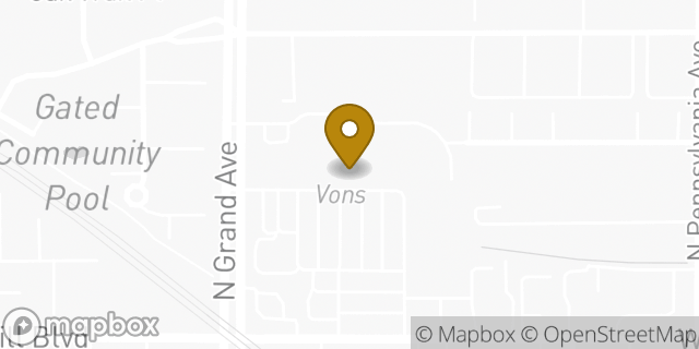 Map showing the location of Coinme in Glendora, CA 91741
