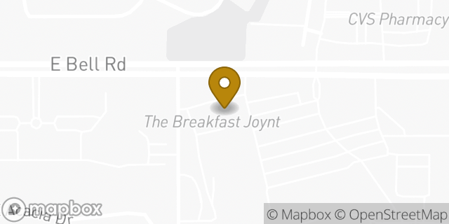Map showing the location of Subway in Scottsdale, AZ 85260
