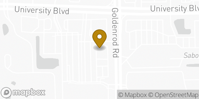 Map showing the location of Subway in Winter Park, FL 32792