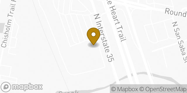 Map showing the location of Starbucks in Round Rock, TX 78681