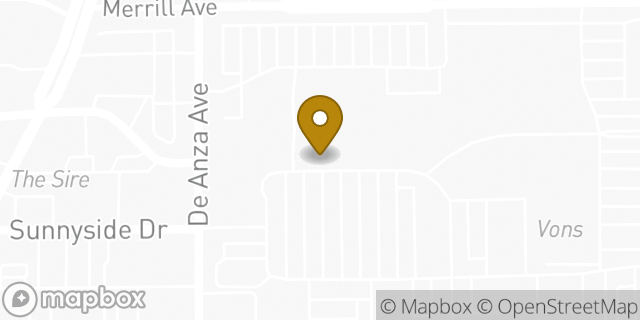 Map showing the location of Marshalls in Riverside, CA 92506