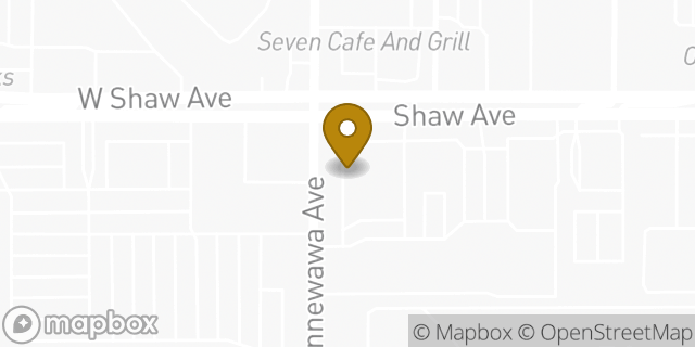 Map showing the location of CVS Pharmacy in Clovis, CA 93612