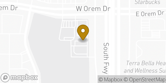 Map showing the location of South Fwy & W Orem Dr in Houston, TX 77047