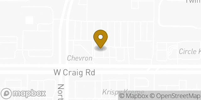 Map showing the location of McDonald's in North Las Vegas, NV 89032