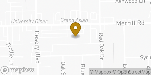 Map showing the location of Papa John's Pizza in Jacksonville, FL 32277