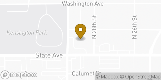 Map showing the location of Walgreens in Kansas City, KS