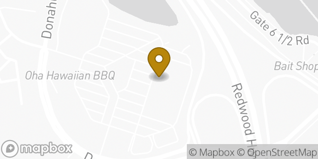 Map showing the location of Amazon Locker - Unsa in Sausalito, CA 94965