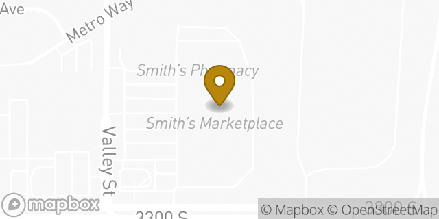 Map showing the location of ATM Smiths in Salt Lake City, UT 84109
