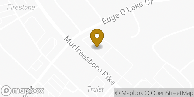 Map showing the location of The UPS Store in Nashville, TN 37217