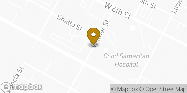 Map showing the location of Amazon Locker - Inas in Los Angeles, CA 90017