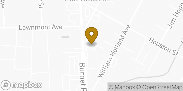 Map showing the location of Papa Johns Pizza in Austin, TX 78756