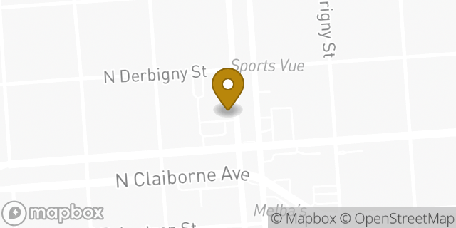 Map showing the location of CVS Pharmacy in New Orleans, LA 70117