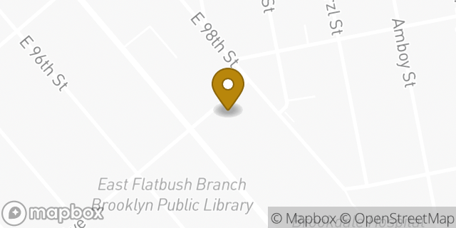 Map showing the location of Amazon Locker - Debt in Brooklyn, NY 11212