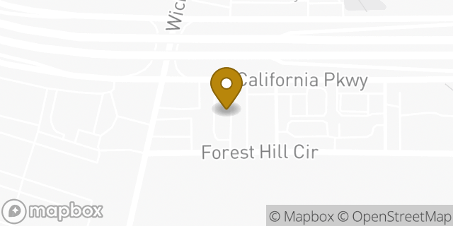Map showing the location of McDonald's in Forest Hill, TX 76140
