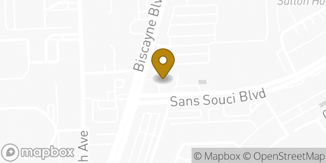 Map showing the location of Amazon Locker - Omaira in North Miami, FL 33181