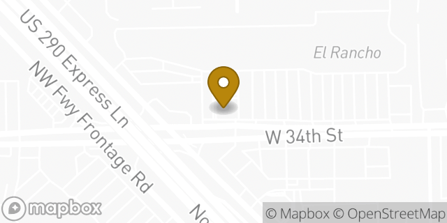 Map showing the location of Starbucks in Houston, TX 77092