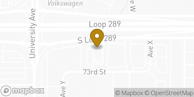 Map showing the location of McDonald's in Lubbock, TX 79423