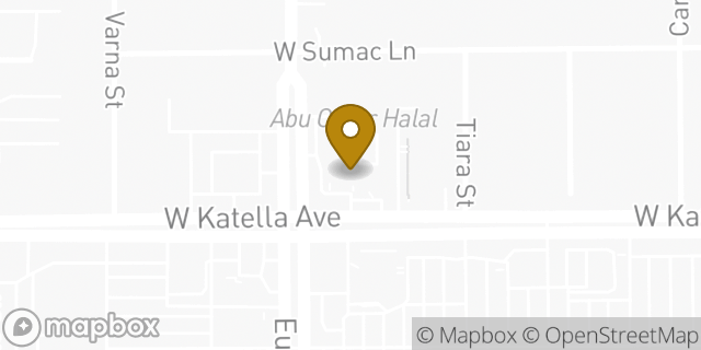 Map showing the location of Citibank ATM in Anaheim, CA