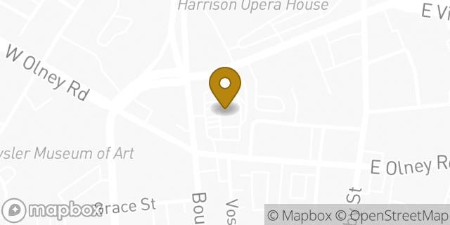 Map showing the location of 7-Eleven in Norfolk, VA 23510