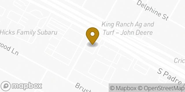 Map showing the location of Hertz in Corpus Christi, TX 78415