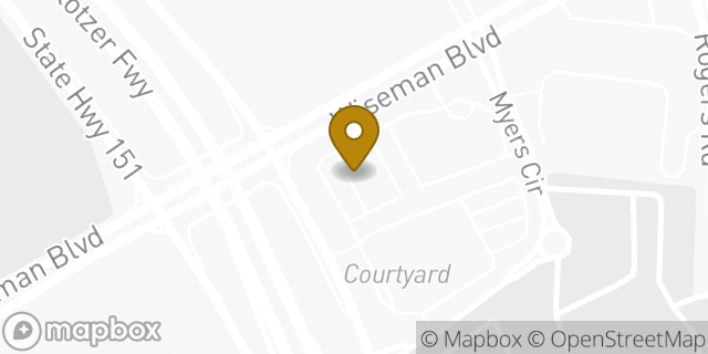 Map showing the location of Amazon Locker - Estocolmo in San Antonio, TX 78251