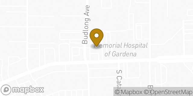 Map showing the location of Amazon Locker - Ponte in Gardena, CA 90247