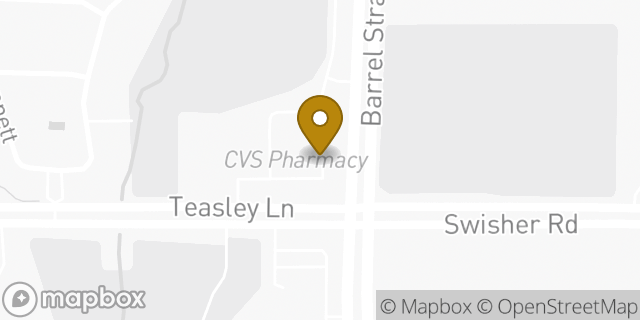 Map showing the location of CVS Pharmacy in Corinth, TX 76210