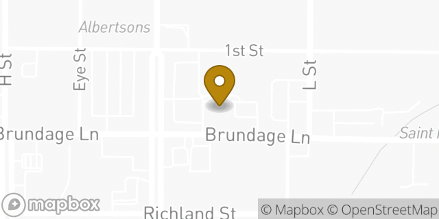 Map showing the location of Subway in Bakersfield, CA 93304